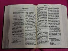 Raamattu; viininpunainen, isotekstinen 92-käännös