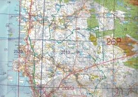 Metsäkartta 15-16, 1: 200 000