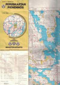 Peruskartan pienennös 1: 50 000 MÄNTTÄ