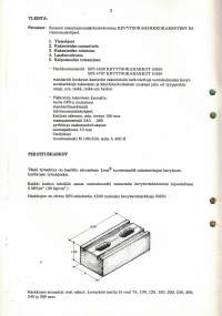 Lohjan Leca kevytsoraharkot 3/650 työohjeet