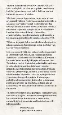 Noitermaan Seudun Historiikki III - Taistelujen vuodet
