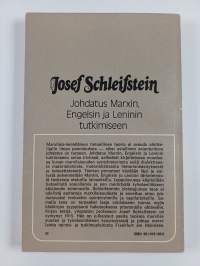 Johdatus Marxin, Engelsin ja Leninin tutkimiseen