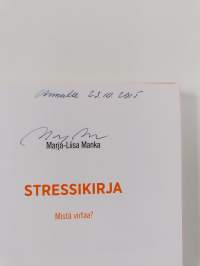 Stressikirja : mistä virtaa? (signeerattu, tekijän omiste)