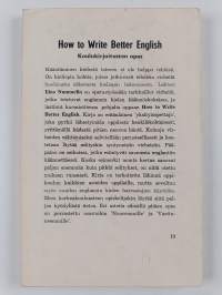 How to write better English : Koulukirjoitusten opas