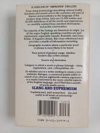 Slang and euphemism : a dictionary of oaths, curses, insults, sexual slang and metaphor, racial slurs, drug talk, homosexual lingo, and related matters