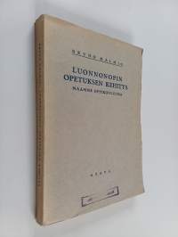 Luonnonopin opetuksen kehitys maamme oppikouluissa
