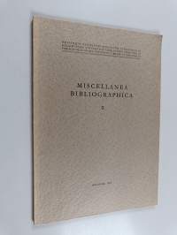 Miscellanea bibliographica 10