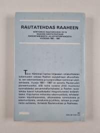 Rautatehdas Raaheen : muistelmia vuosilta 1961-67