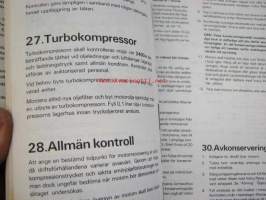 Volvo Penta TAMD60A, TAMD70C, THAMD70C, AQD70C, AQD70CL Marindieselmotorer instruktionsbok -käyttöohjekirja ruotsiksi