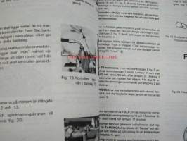 Volvo Penta TAMD60A, TAMD70C, THAMD70C, AQD70C, AQD70CL Marindieselmotorer instruktionsbok -käyttöohjekirja ruotsiksi