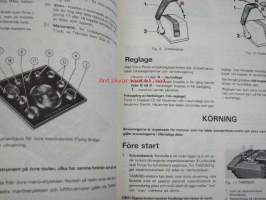 Volvo Penta TAMD60A, TAMD70C, THAMD70C, AQD70C, AQD70CL Marindieselmotorer instruktionsbok -käyttöohjekirja ruotsiksi