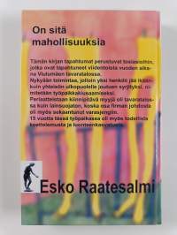 On sitä mahollisuuksia