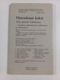 Marraskuun kukat : viisi päivää Valamossa : ajatuksia ahdistuksesta, kuolemasta ja rakkaudesta