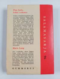 Pian laulu, leikki vaikenee : salapoliisiromaani