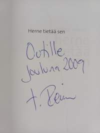 Herne tietää sen (signeerattu, tekijän omiste)
