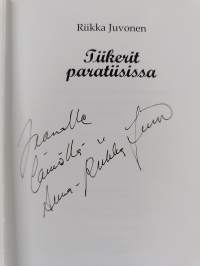Tiikerit paratiisissa (signeerattu, tekijän omiste)