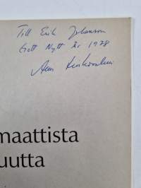 Numismaattista kirjallisuutta : Eripainos - Suomessa käytetyt rahat (signeerattu, tekijän omiste)