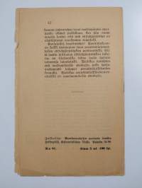 Kysymys maan hankinnasta tilattomalle maalaisväestölle