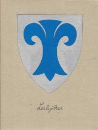 Lestijärvivaakuna  alkuperäinen guassimaalaus pahville 22x16 cm