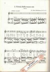 Pohjoispohjalaisia kansanlauluja I, Op. 13