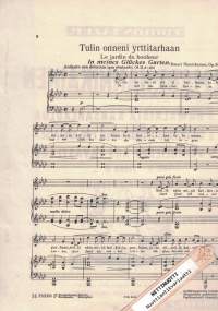 5 hämäläistä kansanlaulua = 5 chansons populaires Finlandaises = 5 Volkslieder aus Tavastland. Vihko 2