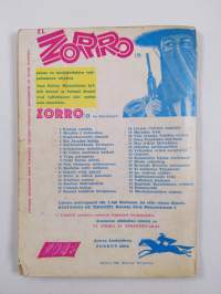 El Zorro n:o 11/1960 : Mustanaamioinen kostaja