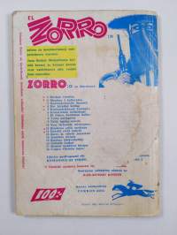 El Zorro del Castelrey n:o 1/1961 : Zorro ja timanttivaras