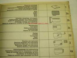 Volvo Penta MD70C, TMD70C, TAMD70C, THAMD70C,AQD70C Redervdelskatalog, Parts Catalogue -varaosaluettelo
