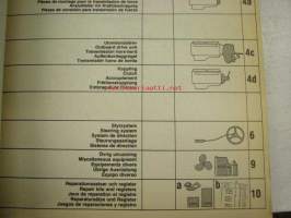 Volvo Penta MD70C, TMD70C, TAMD70C, THAMD70C,AQD70C Redervdelskatalog, Parts Catalogue -varaosaluettelo
