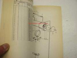 Volvo Penta BB231A, BB261A Redervdelskatalog, Parts Catalogue -varaosaluettelo