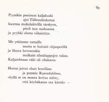 Tampereen runot, 1966.