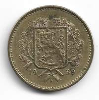 10 markkaa  1939 kolikko