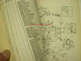Volvo Penta AQ120B, AQ125A, AQ140A, BB140A Redervdelskatalog, Parts Catalogue -varaosaluettelo