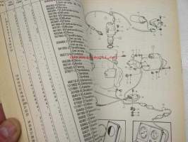 Volvo Penta AQ120B, AQ125A, AQ140A, BB140A Redervdelskatalog, Parts Catalogue -varaosaluettelo