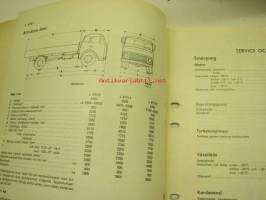 Volvo Lastvagnar L 4751 Specifikationer Avd. 0 (03) -korjaamokirjasarjan osa, mitat ja tiedot