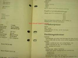 Volvo Lastvagnar L 4751 Specifikationer Avd. 0 (03) -korjaamokirjasarjan osa, mitat ja tiedot