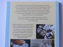 Vanhan kirjan uusi elämä - 35 projektissa tehdään kirjojen sivuista kortteja, lahjoja, hahmoja, koristeita ja paljon muuta