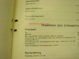Volvo Lastvagnar L 4751 Specifikationer Avd. 0 (03) -korjaamokirjasarjan osa, mitat ja tiedot