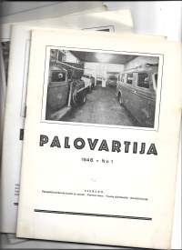 Palovartija 1946 nr 1 - 5    yht 5 lehteä