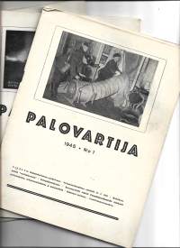 Palovartija 1945  nr 1,2,5 ja 6 yht 4 lehteä