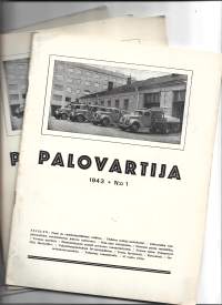 Palovartija 1943  nr 1,2,5 ja 6 yht 4 lehteä