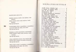 Veteraani laulaa, 1972. 90 laulun sanat.
