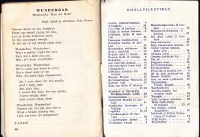 Operetti-toivelauluja, 1962.  Yli 50 laulun sanat