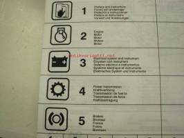 Volvo L150C Serial nr 2768- , Serial nr USA 60701- Part 1 Group 100-400 Parts Catalog -varaosaluettelo