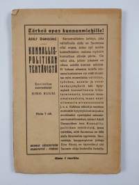 Maalaiskuntain kunnallislaki ynnä laki kansanäänestyksestä ja kunnallinen vaalilaki