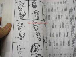 Volvo L150C Serial nr 2768- , Serial nr USA 60701- Part 1 Group 100-400 Parts Catalog -varaosaluettelo