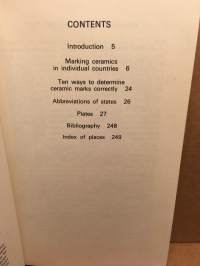 Ceramic marks of the world