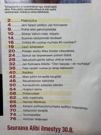 Alibi 2019 nr 8, katso sisällysluettelo