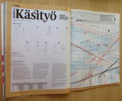 Kotiliesi Käsityö N:o 7 2021 kaava-arkki mukana