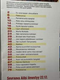 Alibi 2016 nr 12, katso sisällysluettelo